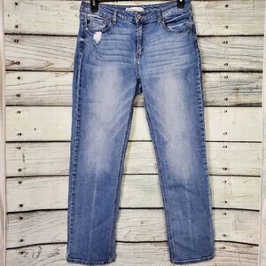 KanCan for Maurices Women’s Distressed Skinny Jeans Size 30 Blue